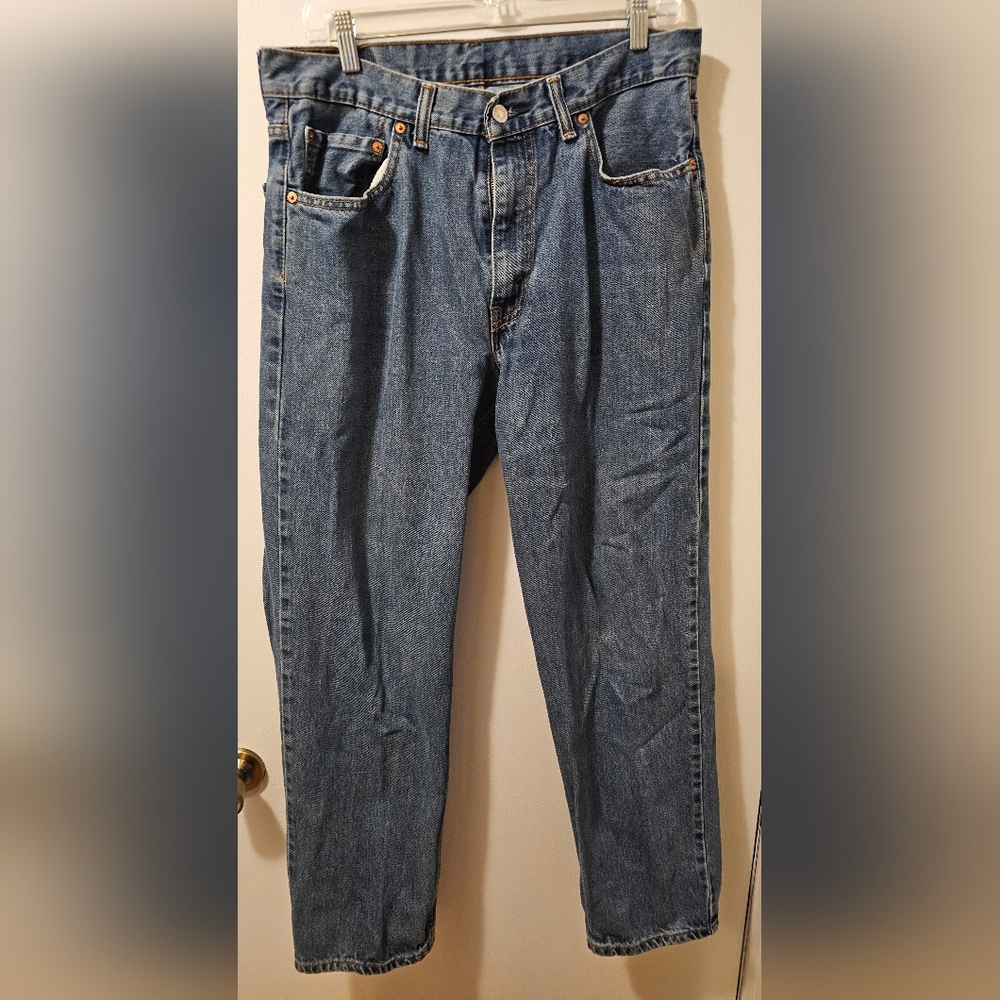 Levis 550 Jeans Relaxed Fit Men's‎ Size 34 X 32 100% Cotton